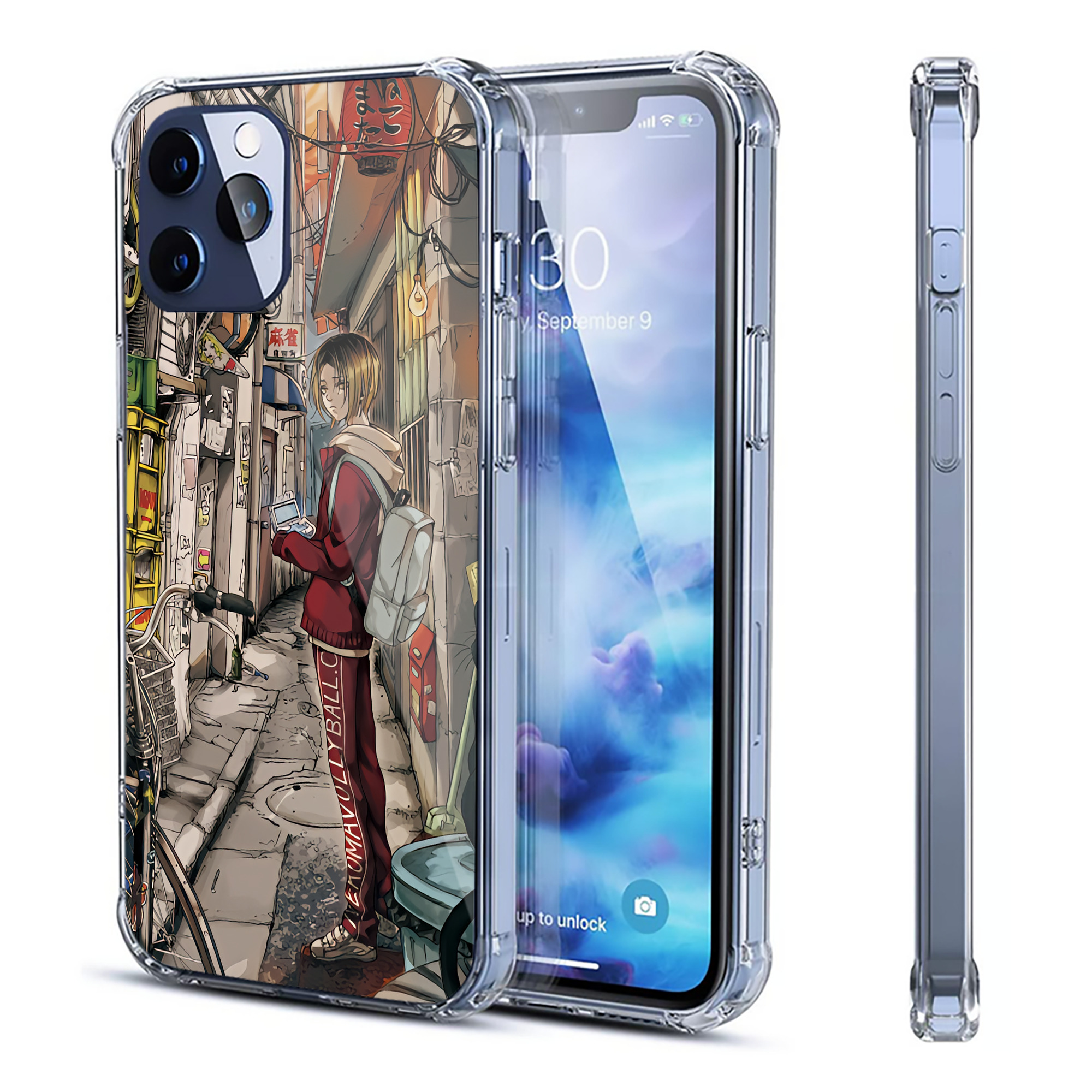 （画像用） ハイキュー!! Haikyu!! 【iPhone 12シリーズ対応】透明スマホケース（クリアソフトケース）